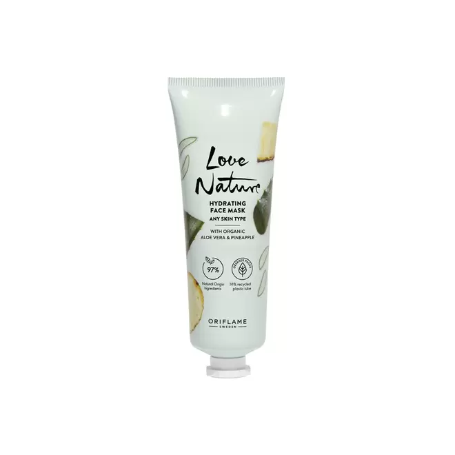 Hydrating Organic Aloe Vera & Pineapple -kasvonaamio tuote hintaan 6,9€ liikkeestä Oriflame