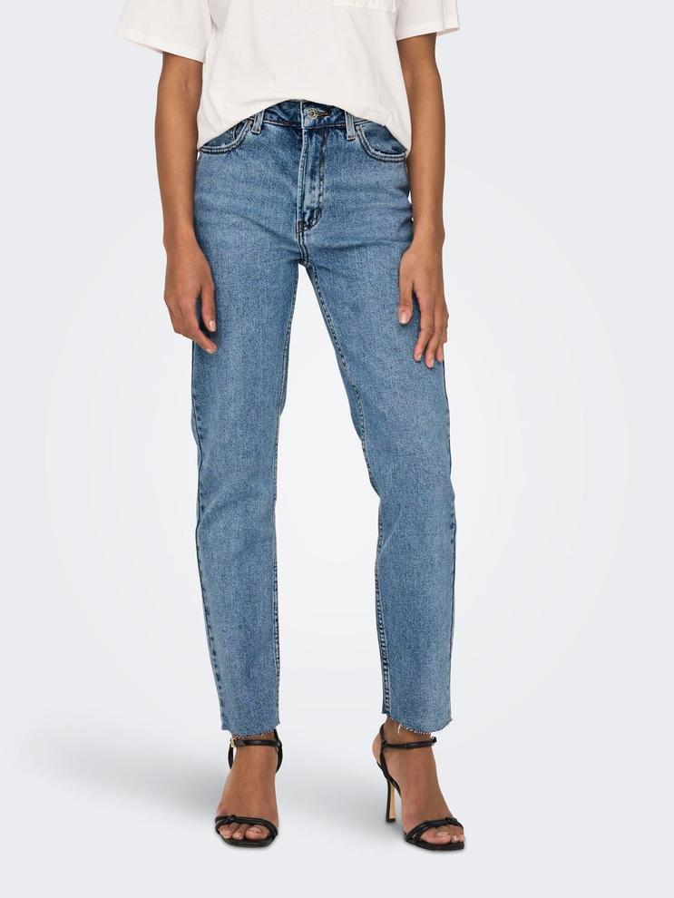 ONLEmily hw cropped ankle Straight fit jeans tuote hintaan 39,99€ liikkeestä Only