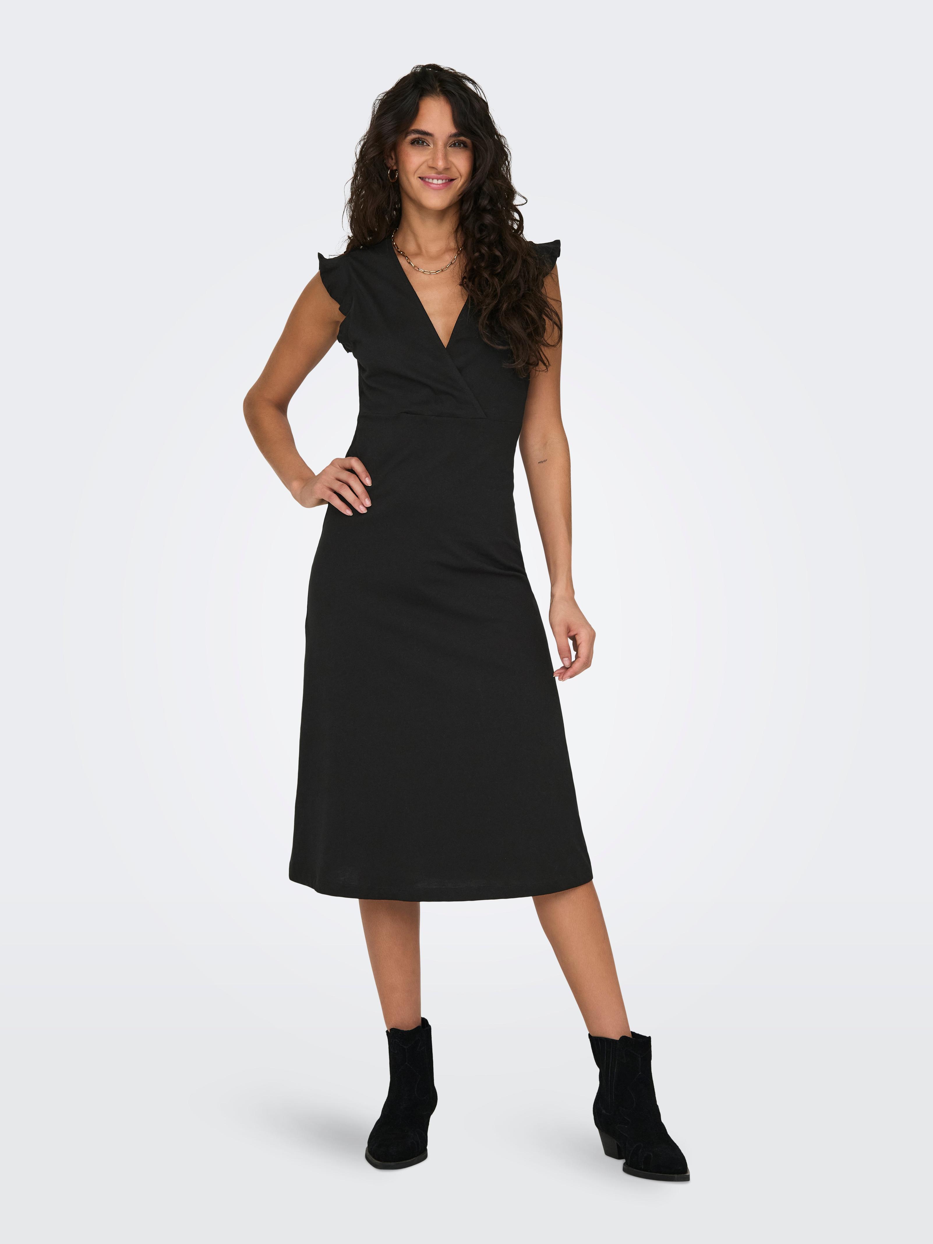 Midi Frill Dress tuote hintaan 24,99€ liikkeestä Only