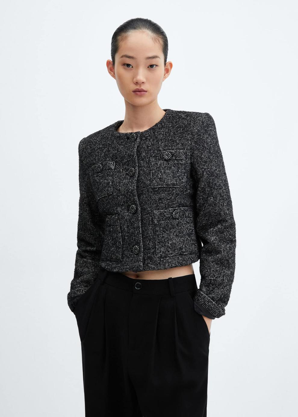 Pocket tweed jacket tuote hintaan 49,99€ liikkeestä Mango