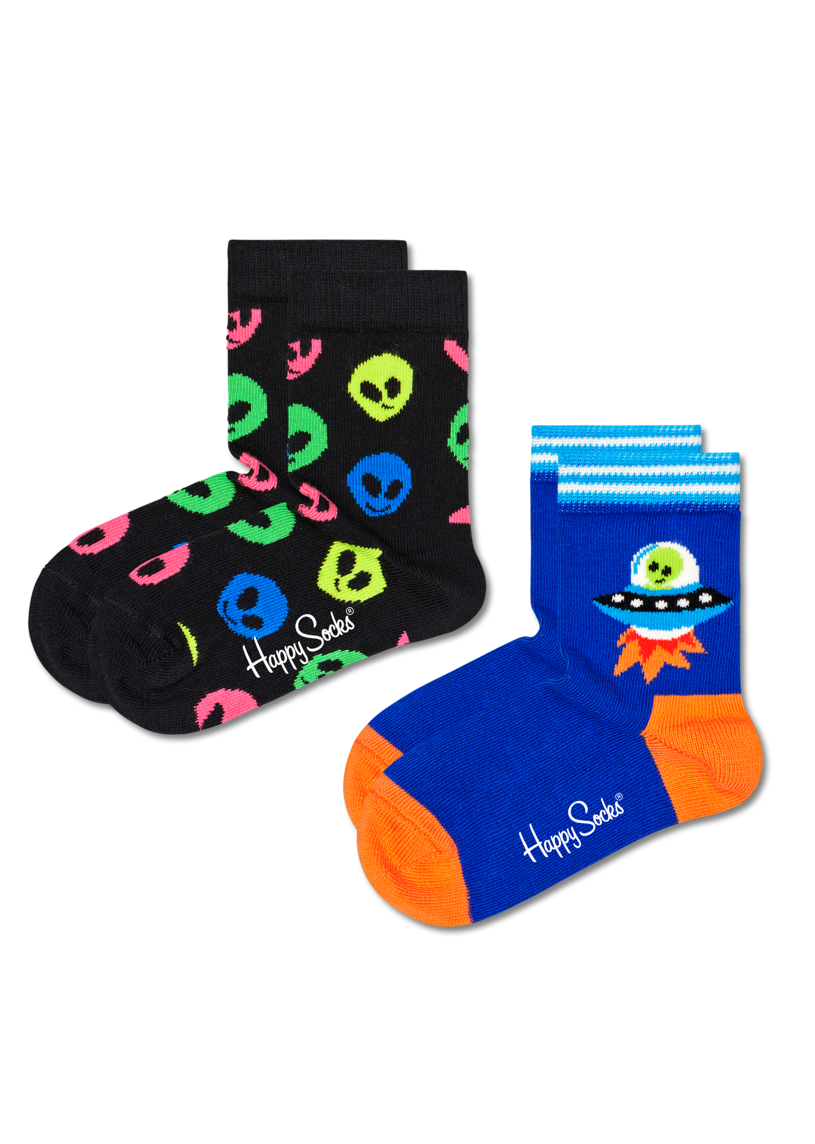 2-Pack Kids Alien Sock tuote hintaan 6€ liikkeestä Happy Socks