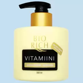 Bio Rich Vitamiini vartalovoide 300ml tuote hintaan 4€ liikkeestä Hairstore