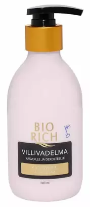 Bio Rich Villivadelma kasvovoide 300ml tuote hintaan 4€ liikkeestä Hairstore