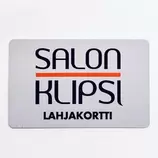 Lahjakortti 20€ tuote hintaan 20€ liikkeestä Salon Klipsi