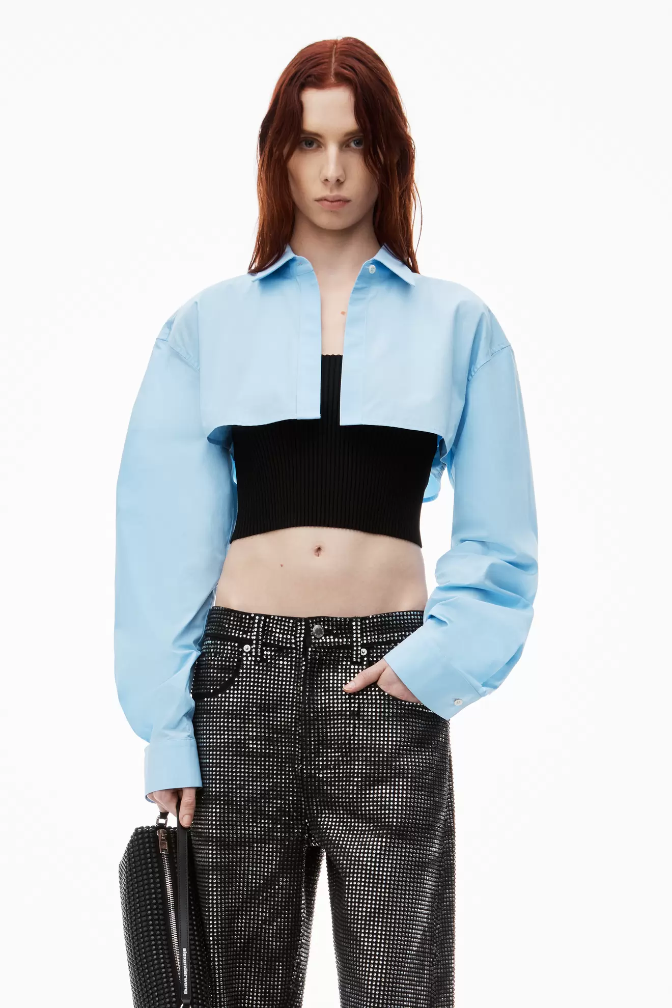 Pre-Styled Cami & Cropped Button Up Twinset tuote hintaan 290€ liikkeestä Alexander Wang