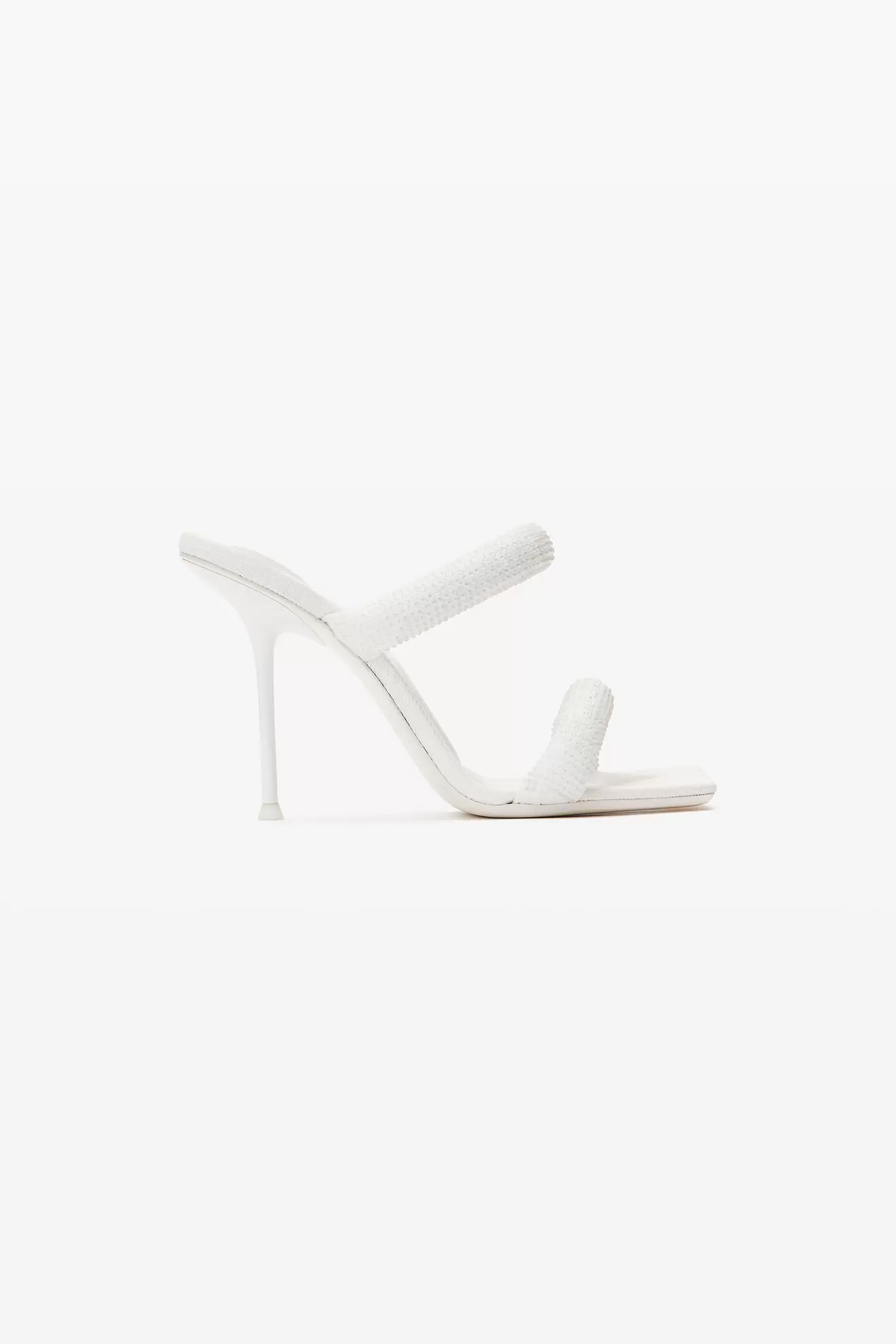 Julie 105mm denim crystal hotfix tubular sandal tuote hintaan 815€ liikkeestä Alexander Wang