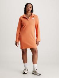 Ribbed Long Sleeve Polo Dress tuote hintaan 44€ liikkeestä Calvin Klein