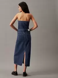 Denim Bandeau Maxi Dress tuote hintaan 84€ liikkeestä Calvin Klein