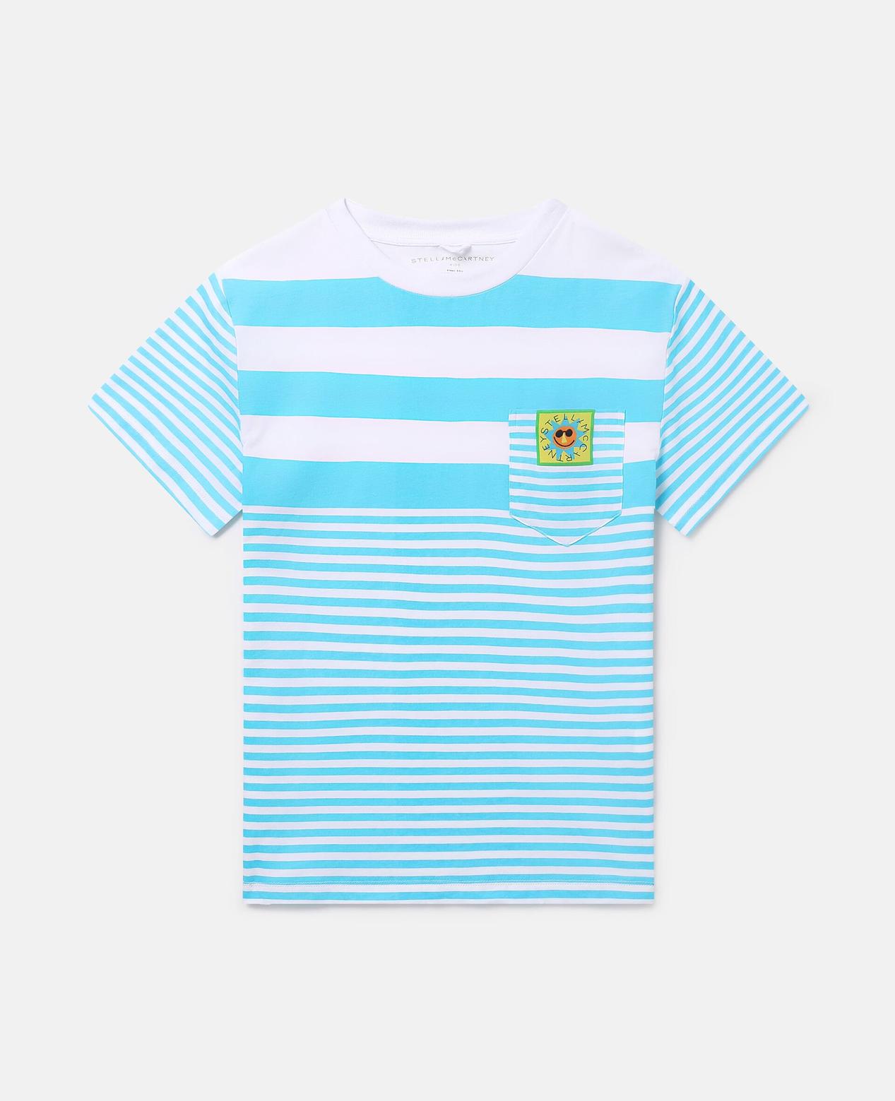 Sunshine Motif Striped T-Shirt tuote hintaan 70€ liikkeestä Stella McCartney