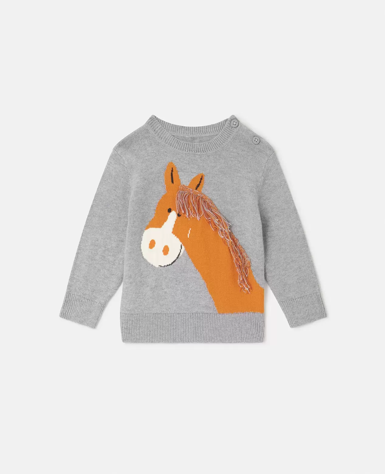 Horse Graphic Fringed Sweatshirt tuote hintaan 110€ liikkeestä Stella McCartney