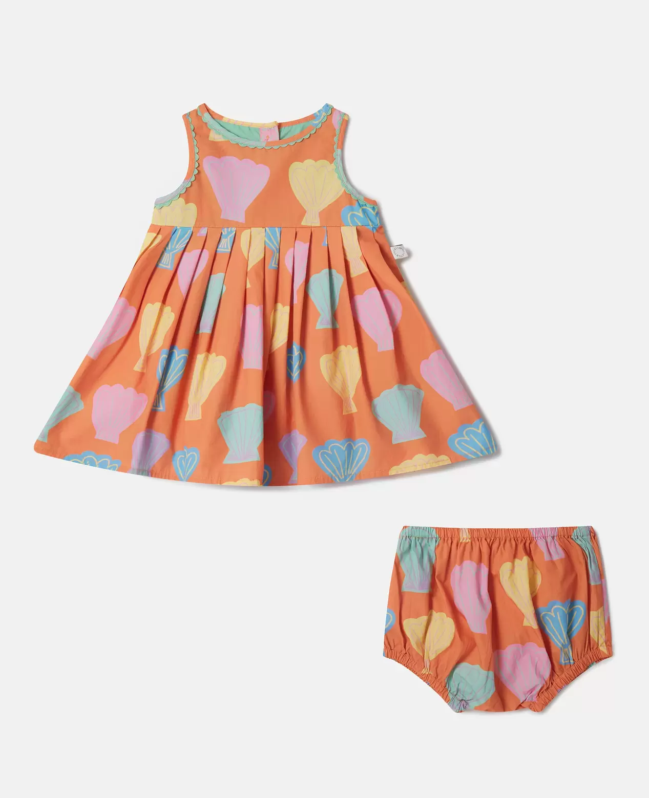 Seashell Print Sleeveless Dress and Bloomers Set tuote hintaan 70€ liikkeestä Stella McCartney