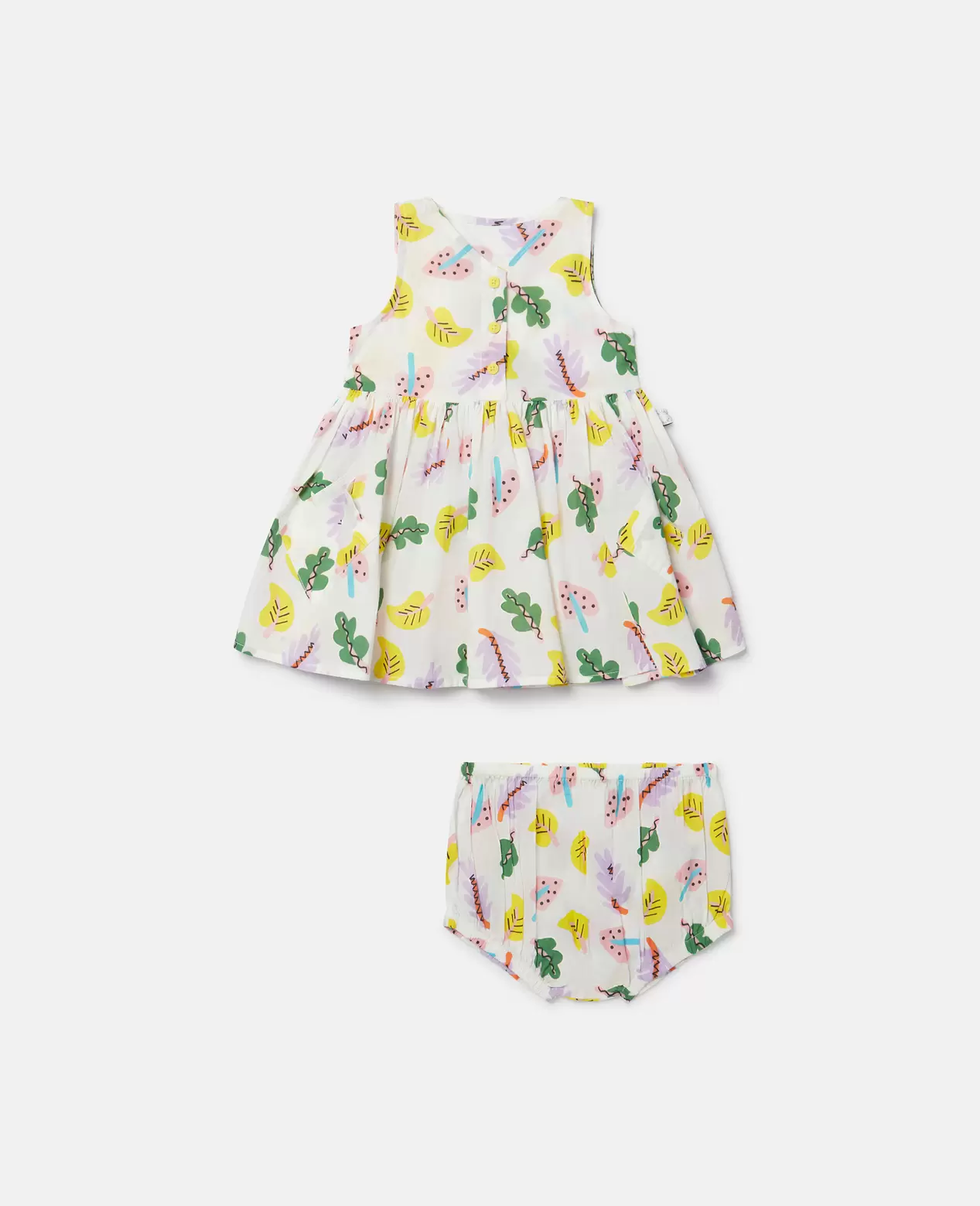 Baby Palm Leaf Print Dress and Bloomers Set tuote hintaan 44€ liikkeestä Stella McCartney