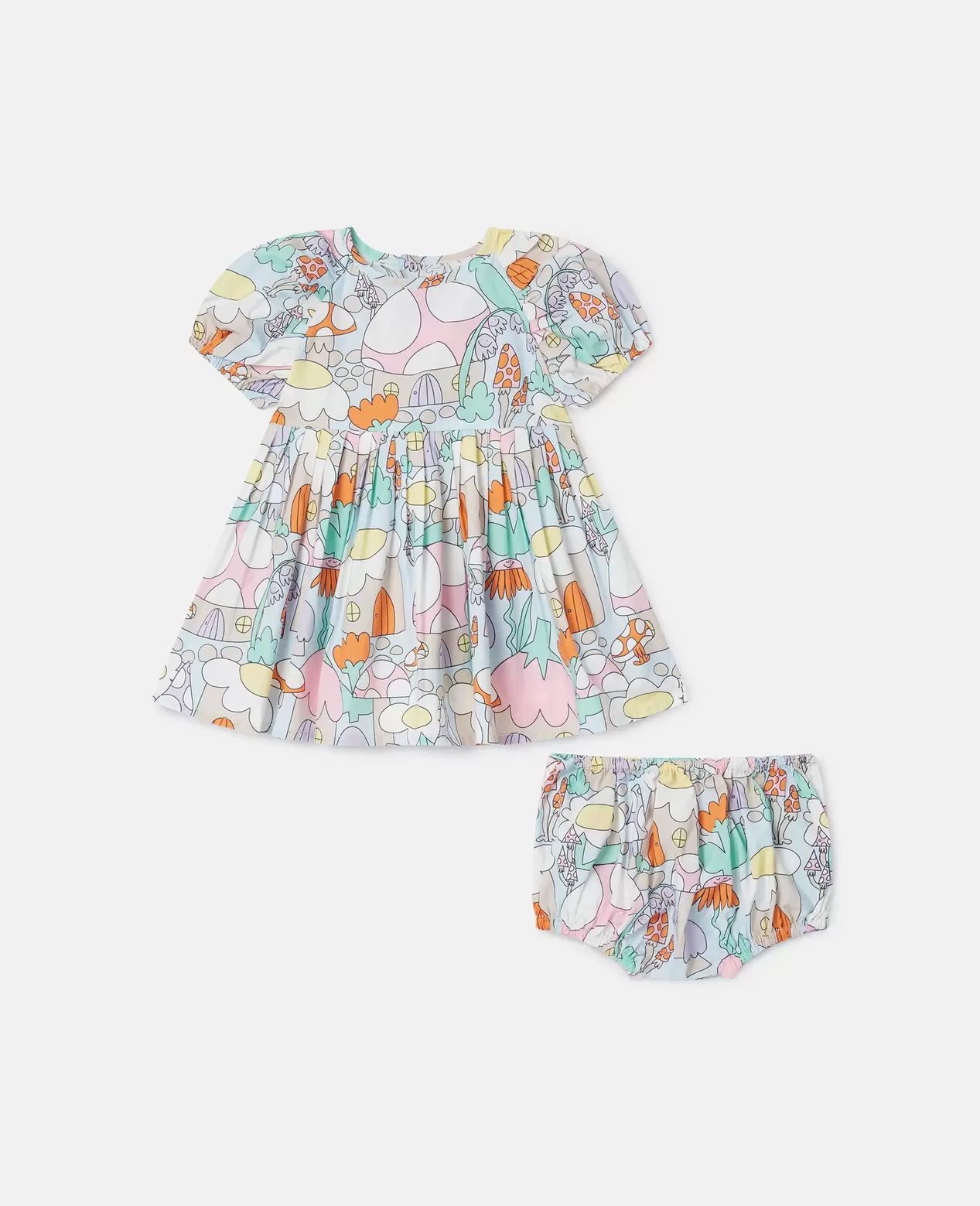 Woodland Print Short Sleeve Dress and Bloomers Set tuote hintaan 115€ liikkeestä Stella McCartney