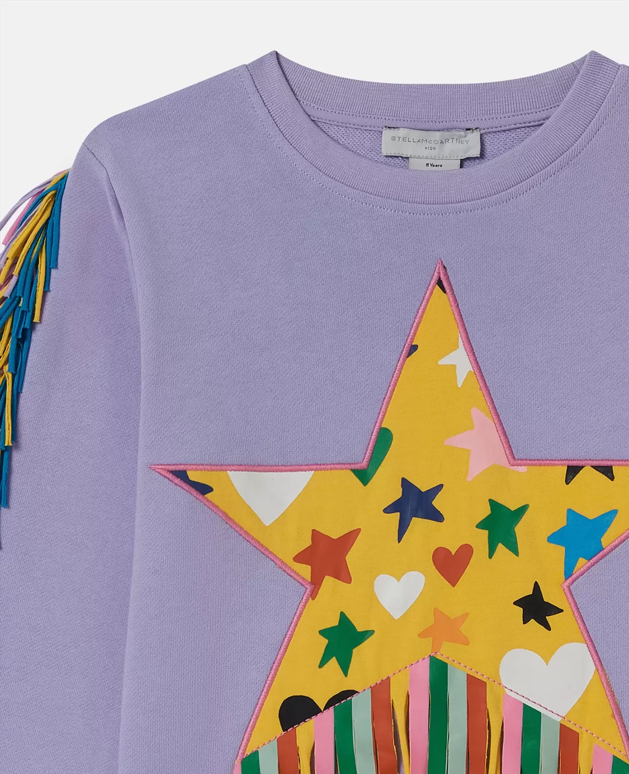 Star Graphic Fringed Sweatshirt tuote hintaan 90€ liikkeestä Stella McCartney