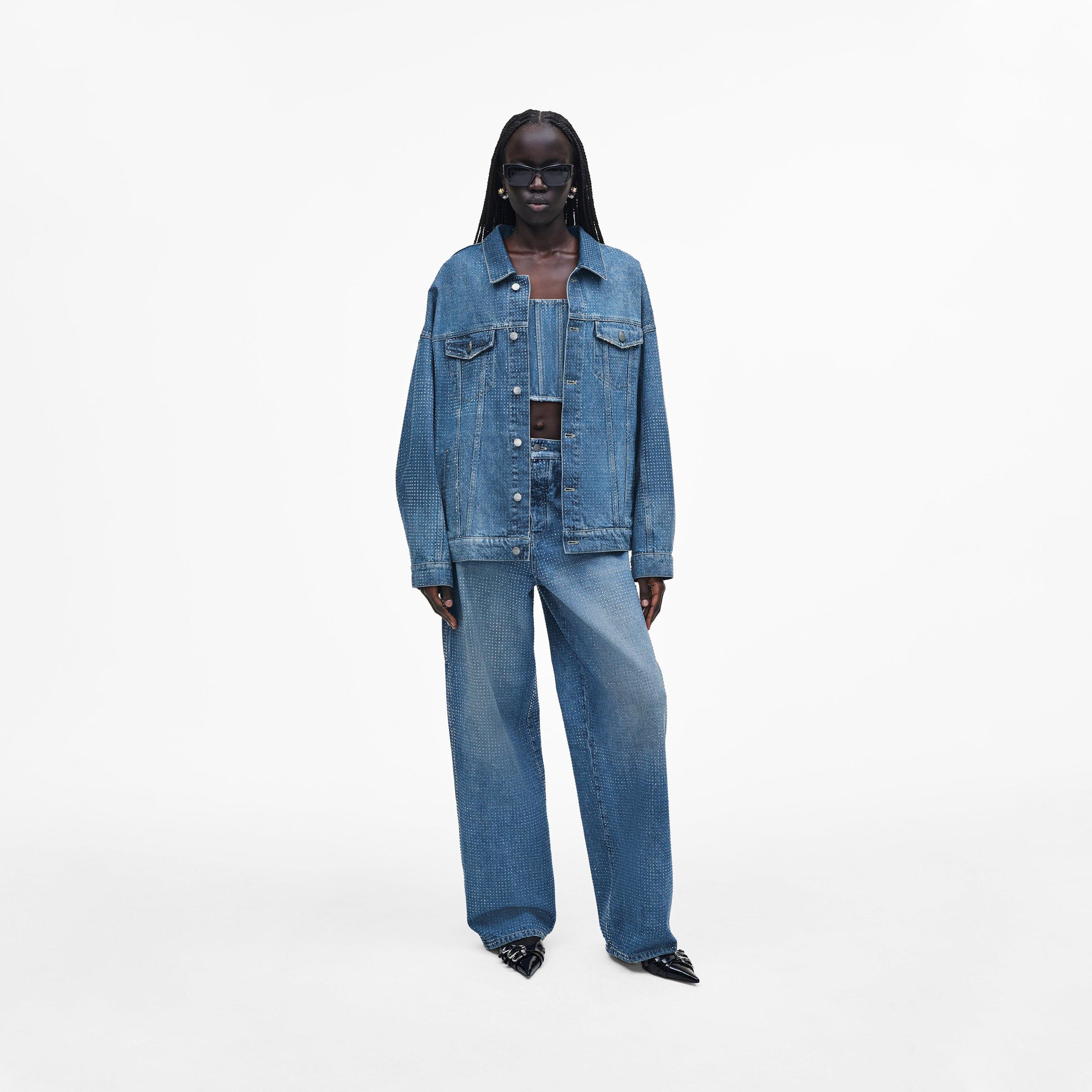 Crystal Denim Oversized Jean tuote hintaan 950€ liikkeestä Marc Jacobs