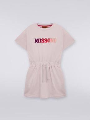 Long-sleeved cotton dress with logo  , Multicoloured  - KS23WG03BV00E0S506U tuote hintaan 50€ liikkeestä Missoni