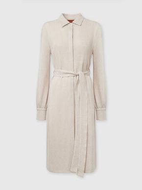 Cotton and viscose lamé dress , Beige - DS23WG6BBR00WNS01AV tuote hintaan 594€ liikkeestä Missoni