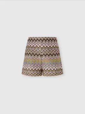 Zig zag viscose shorts, Multicoloured- DS24WI0FBR00YESM9EJ tuote hintaan 650€ liikkeestä Missoni