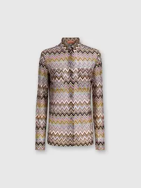 Zig zag viscose knit shirt, Multicoloured- DS24WJ0ABR00YESM9EJ tuote hintaan 720€ liikkeestä Missoni