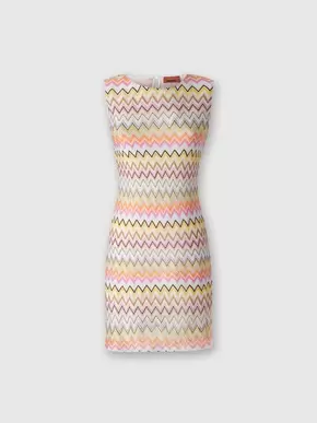 Sleeveless zig zag viscose mini-dress, Multicoloured- DS24WG0WBR00YES01CM tuote hintaan 390€ liikkeestä Missoni