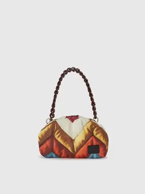 Zig zag fabric clutch with resin shoulder strap, Multicoloured- LS24WX0GBV00GXSM9OX tuote hintaan 276,5€ liikkeestä Missoni