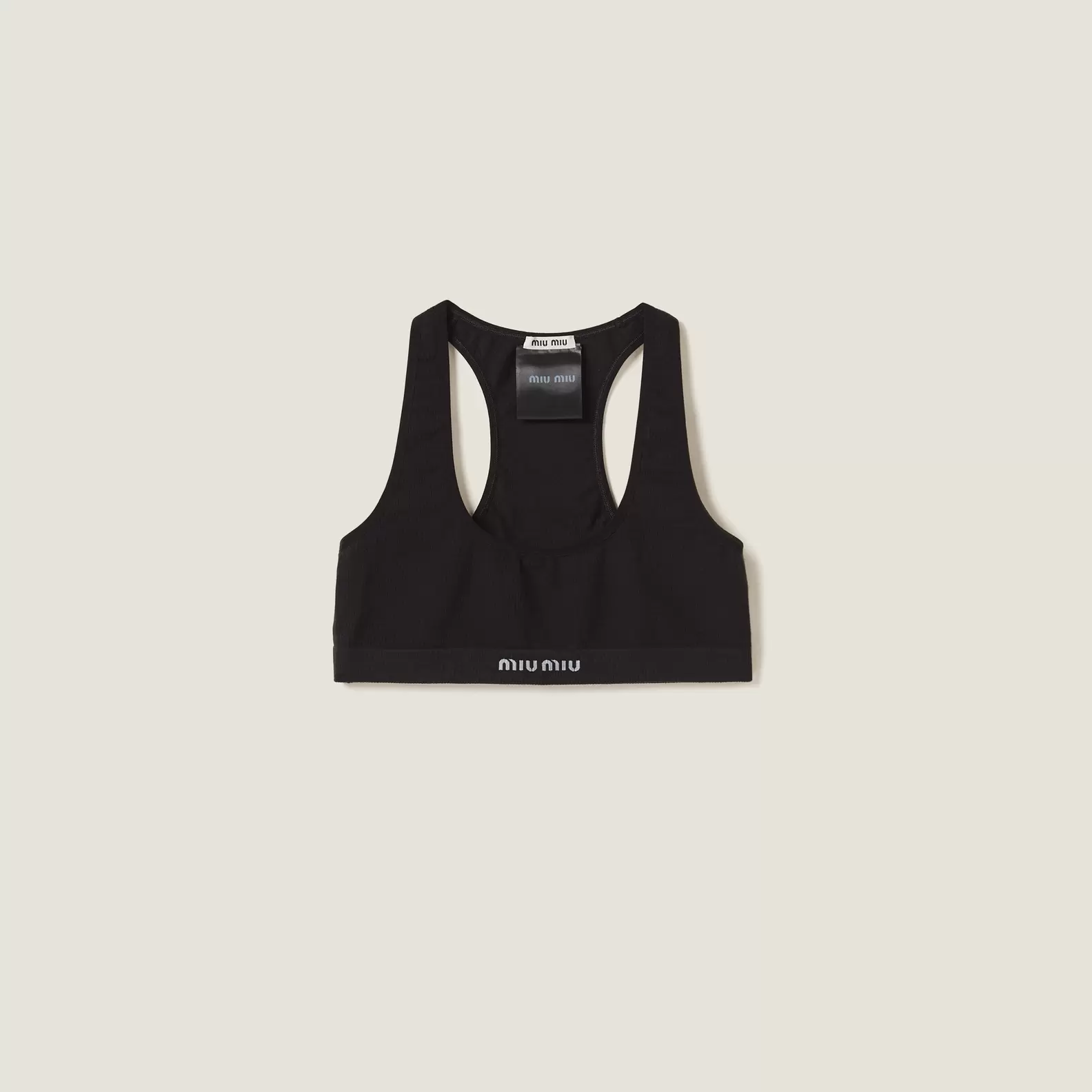 Seamless racerback top tuote hintaan 350€ liikkeestä Miu Miu