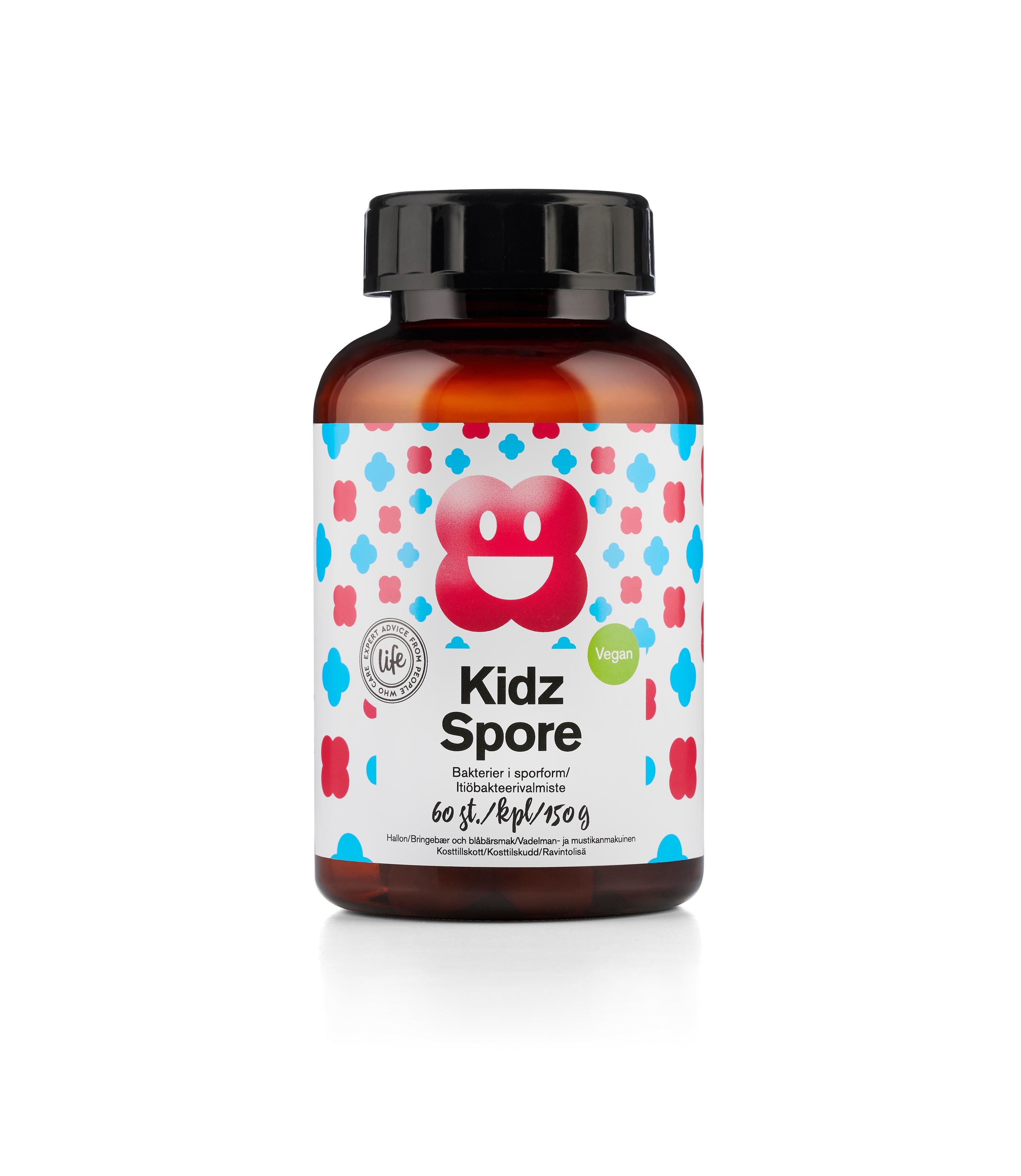 Life Kidz Spore vegaaninen itiöbakteerivalmiste tuote hintaan 13,9€ liikkeestä Life