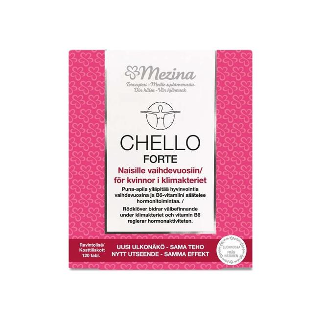 Chello Forte + B6 Vitamin 120 tabl tuote hintaan 55€ liikkeestä Life
