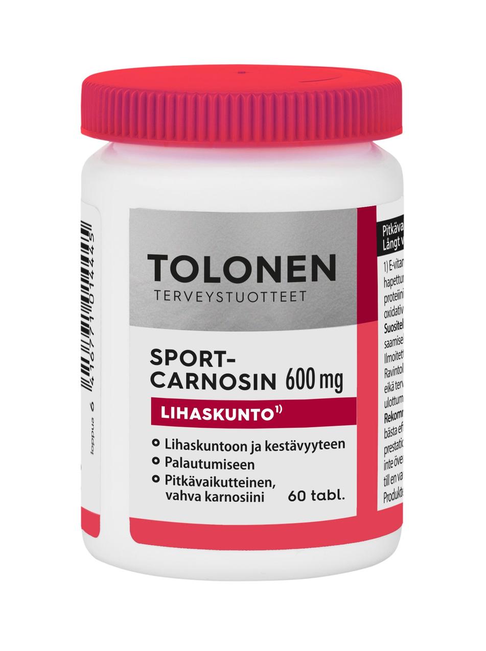 Tolonen Sport Carnosin 600 mg tuote hintaan 55,9€ liikkeestä Life