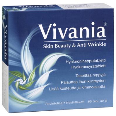 Vivania Skin Beauty & Anti Wrinkle 60 tab tuote hintaan 28,9€ liikkeestä Life