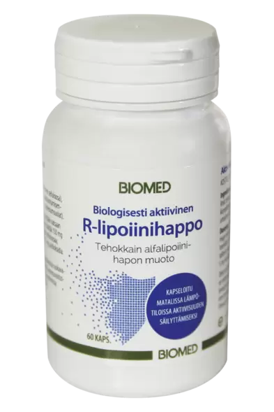 Aktiivinen r-lipoiinihappo tuote hintaan 42,9€ liikkeestä Life