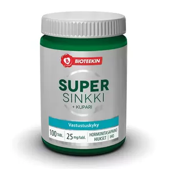 Bioteekin Super Sinkki + kupari tuote hintaan 13,9€ liikkeestä Life