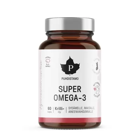 Puhdistamo Super Omega-3 60 kaps tuote hintaan 15,96€ liikkeestä Life