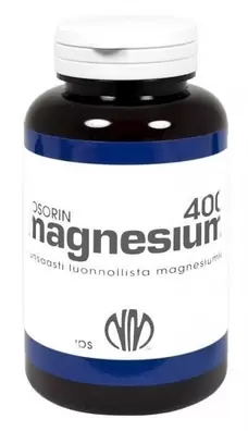 Biosorin Magnesium 400 mg tuote hintaan 13,9€ liikkeestä Life