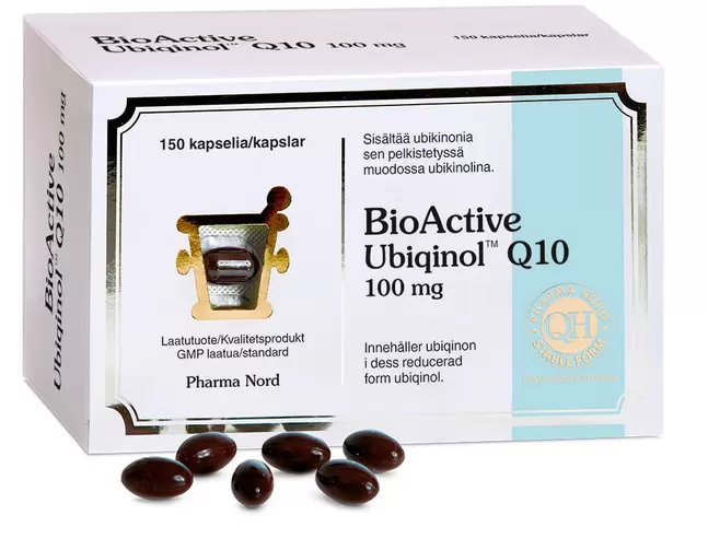 BioActive Ubiqinol Q10 100 mg tuote hintaan 119,9€ liikkeestä Life