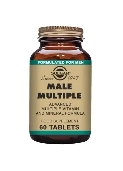 Solgar Male Multiple 60 tab tuote hintaan 32,9€ liikkeestä Life