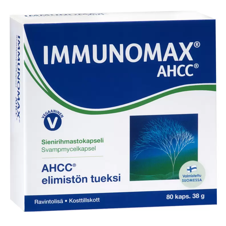 Immunomax AHCC 80 cap tuote hintaan 49,9€ liikkeestä Life