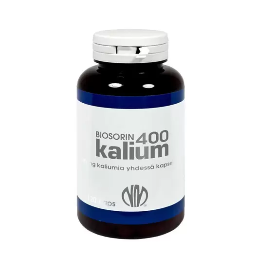 Kalium 400 mg 120 kaps tuote hintaan 13,9€ liikkeestä Life