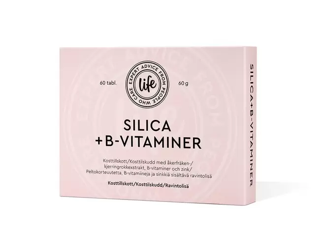 Life Silica + B, Sinkki-Pii-B-vitamiinivalmiste tuote hintaan 22,9€ liikkeestä Life