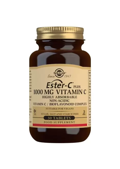 Solgar Ester C Plus 1000 mg 180 tab tuote hintaan 94,9€ liikkeestä Life