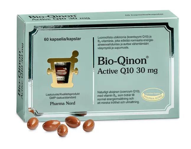 Bio-Qinon Q10 30 mg tuote hintaan 30,9€ liikkeestä Life