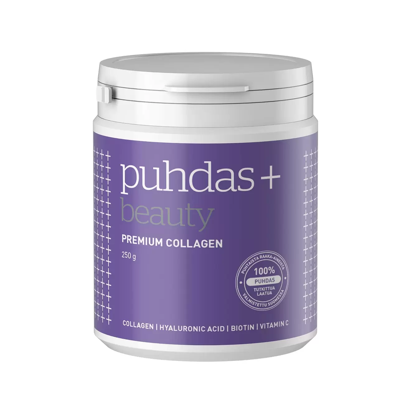 PUHDAS+ PREMIUM COLLAGEN 250 G tuote hintaan 34,14€ liikkeestä Life