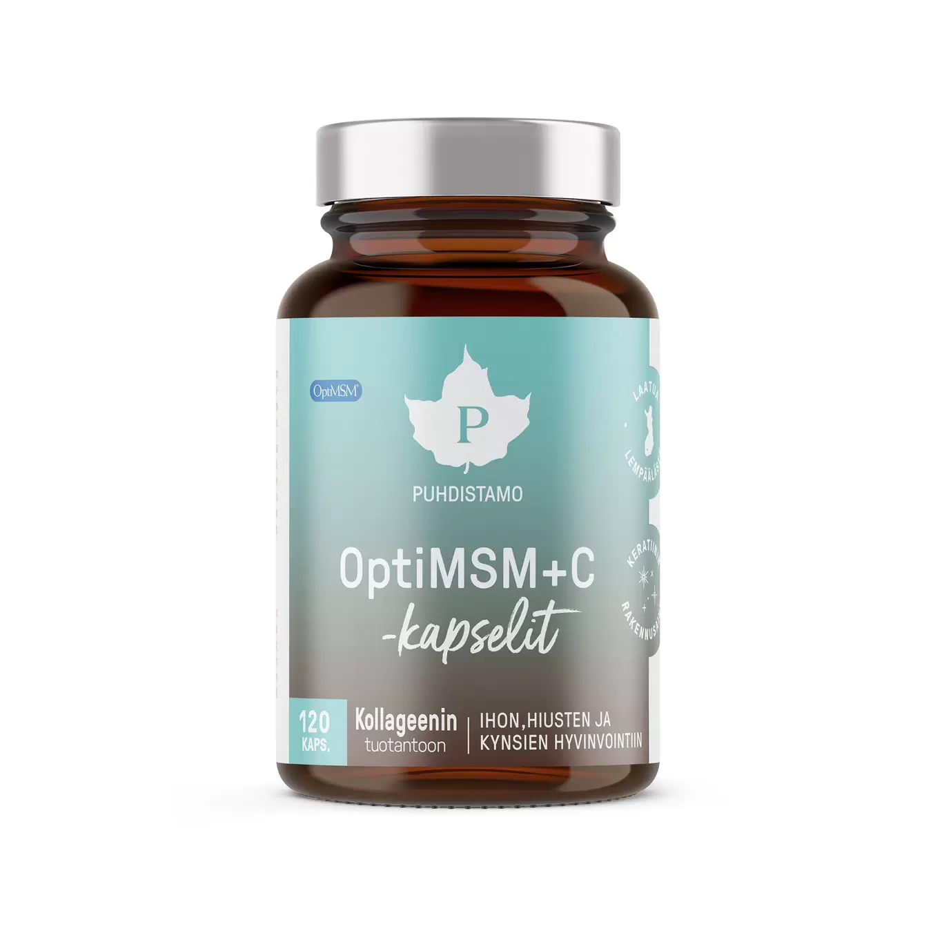 Puhdistamo OptiMSM +C -kapselit tuote hintaan 15,95€ liikkeestä Life