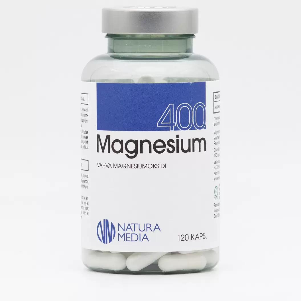 Magnesium 400 mg tuote hintaan 13,9€ liikkeestä Life