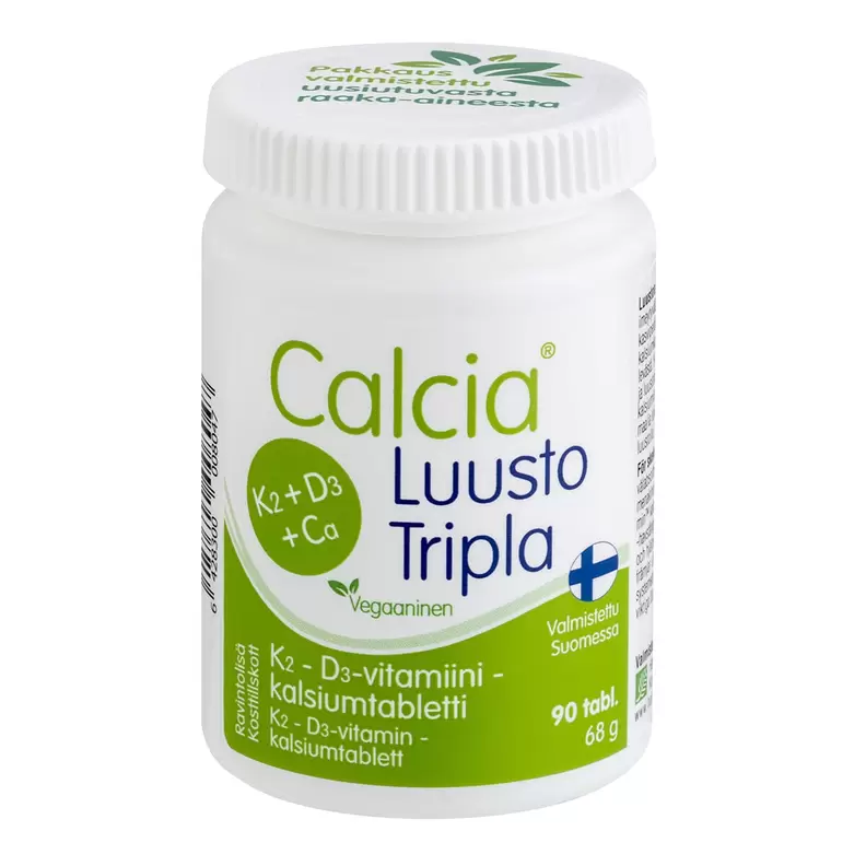 Calcia Luusto Tripla 90 tab tuote hintaan 17,9€ liikkeestä Life