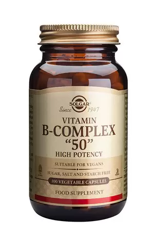 Solgar Vitamin B-Complex 50 100 kap tuote hintaan 29,8€ liikkeestä Life