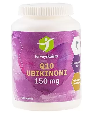 Ubikinoni 150 mg tuote hintaan 34,9€ liikkeestä Life