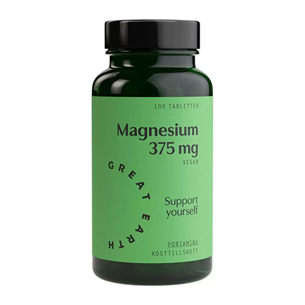 Great Earth Magnesium 375 mg tuote hintaan 12,72€ liikkeestä Life