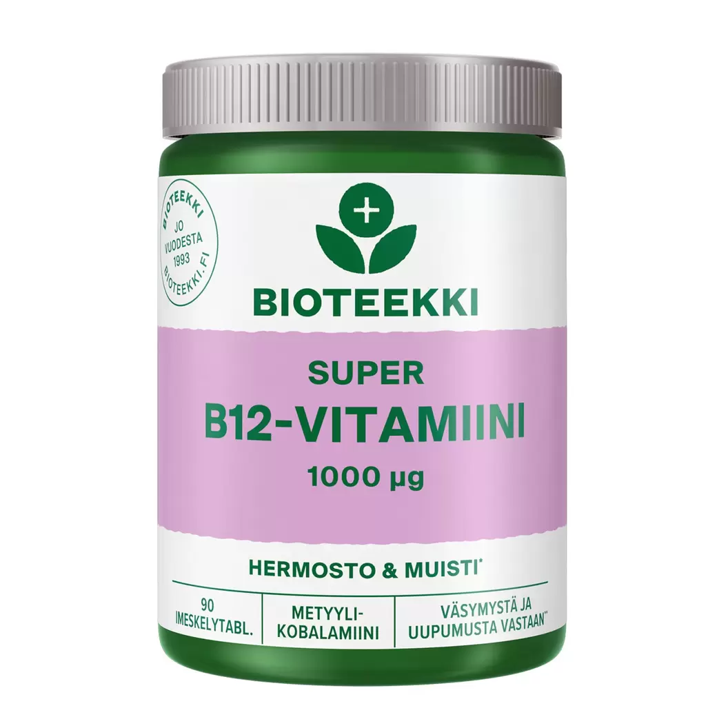 SUPER B12-vitamiini tuote hintaan 16,9€ liikkeestä Life