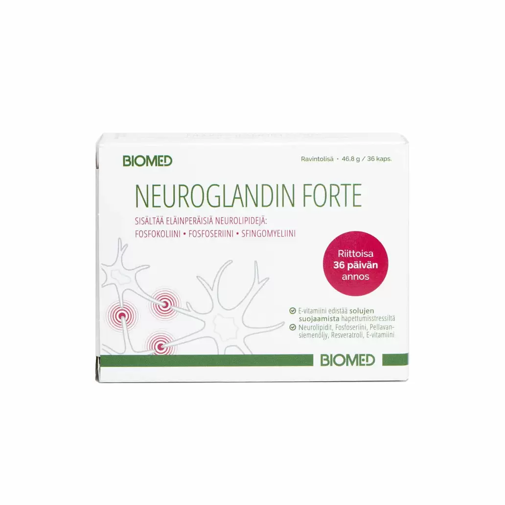 Neuroglandin Forte tuote hintaan 30,9€ liikkeestä Life